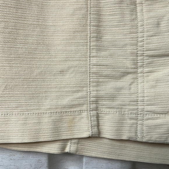 Free People Cream Button-Front High-Rise Mini Skirt - Picture 4 of 6